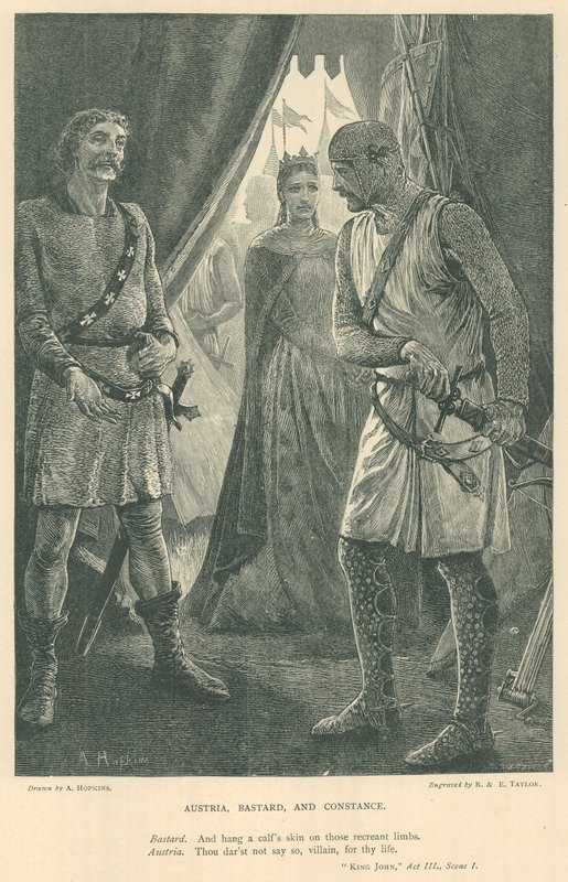 Kral John için İllüstrasyon by Arthur Hopkins