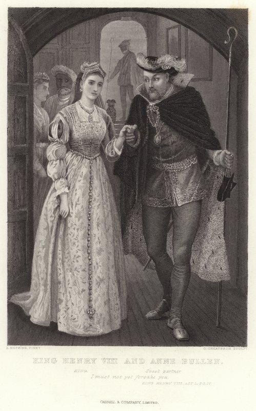 Kral Henry VIII ve Anne Bullen, Kral Henry VIII, Perde I, Sc IV by Arthur Hopkins