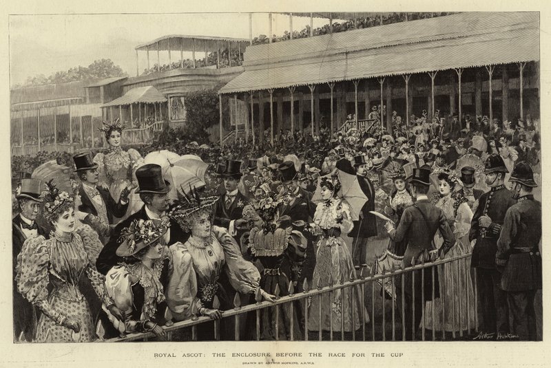 Royal Ascot, Kupa Yarışından Önce Muhafaza by Arthur Hopkins
