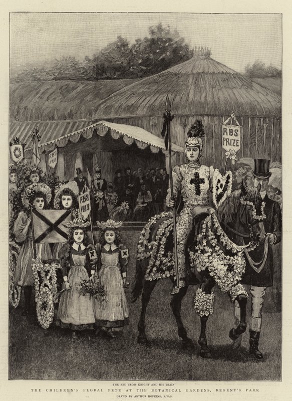 Botanik Bahçeleri, Regent's Park'ta Çocuk Çiçek Şenliği by Arthur Hopkins