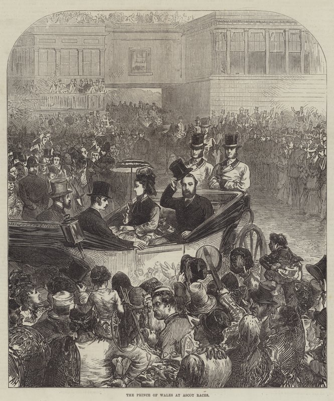 Galler Prensi Ascot Yarışlarında by Arthur Hopkins
