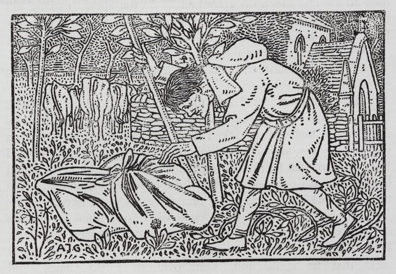 Hans Christian Andersen: Büyük Baba ve Küçük Baba (taş) by Arthur Joseph Gaskin