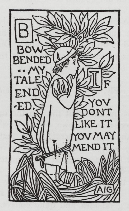 Hans Christian Andersen: Finis (lito) by Arthur Joseph Gaskin