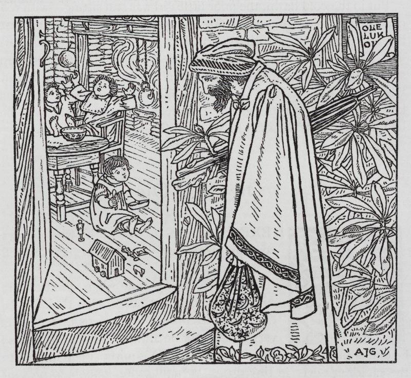 Hans Christian Andersen: Ole Luk-Oie (lito) by Arthur Joseph Gaskin