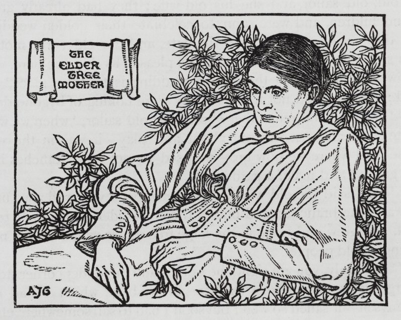 Hans Christian Andersen: Küçük Yaşlı-Ağaç Anne (lito) by Arthur Joseph Gaskin