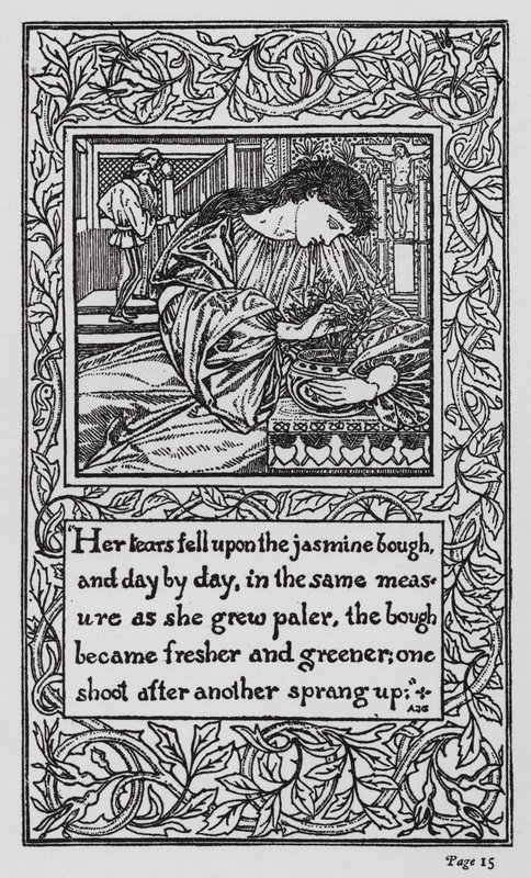 Hans Christian Andersen: Gül Elfi (taş) by Arthur Joseph Gaskin