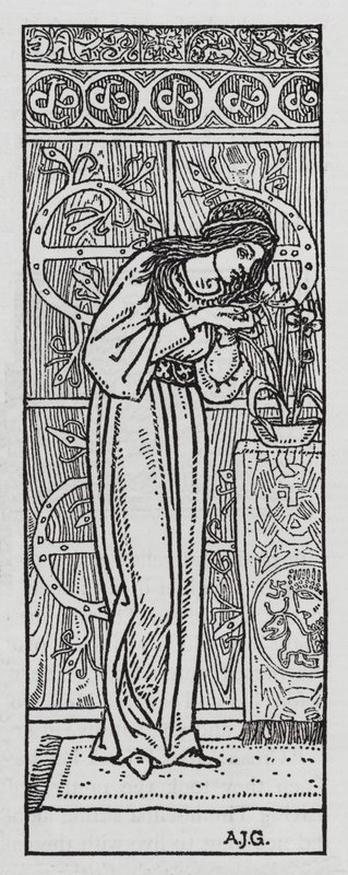 Hans Christian Andersen: Thumbelina (lito) by Arthur Joseph Gaskin