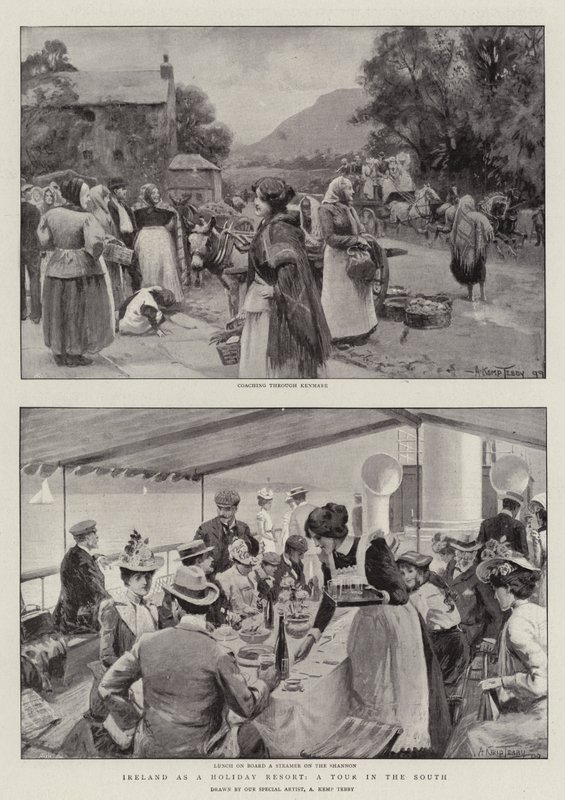 Bir Tatil Yeri Olarak İrlanda, Güneyde Bir Tur by Arthur Kemp Tebby