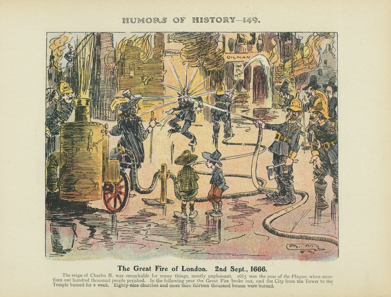 Büyük Londra Yangını. 2 Eylül. by Arthur Moreland