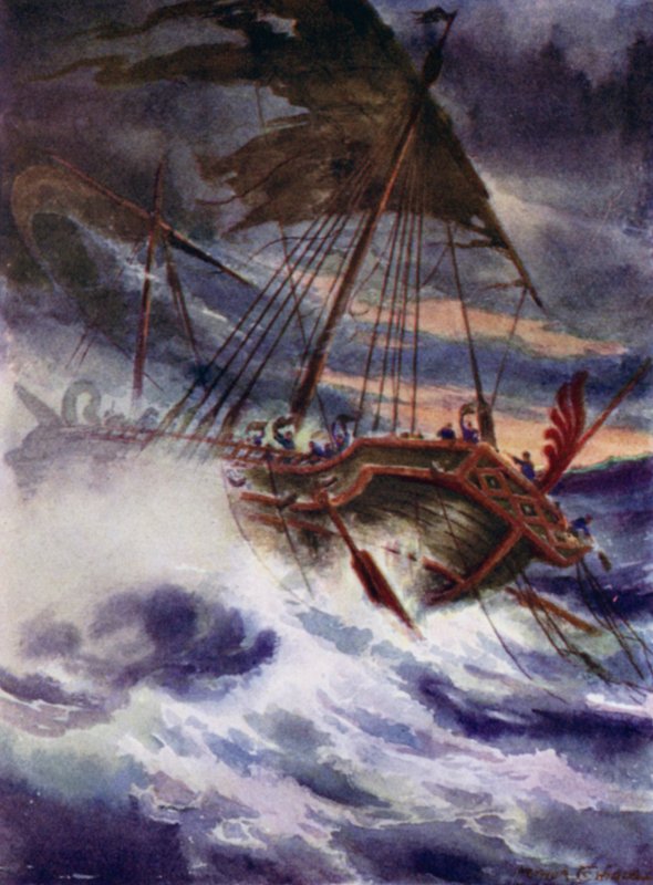 Paul, gemi enkazı (renkli taş) by Arthur Twidle