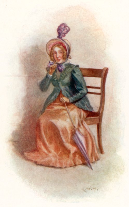 Jane Austen tarafından Emma için illüstrasyon by Arthur Wallis Mills