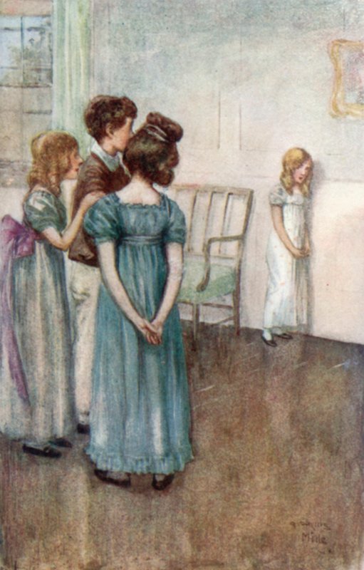 Jane Austen tarafından Northanger Manastırı için İllüstrasyon by Arthur Wallis Mills