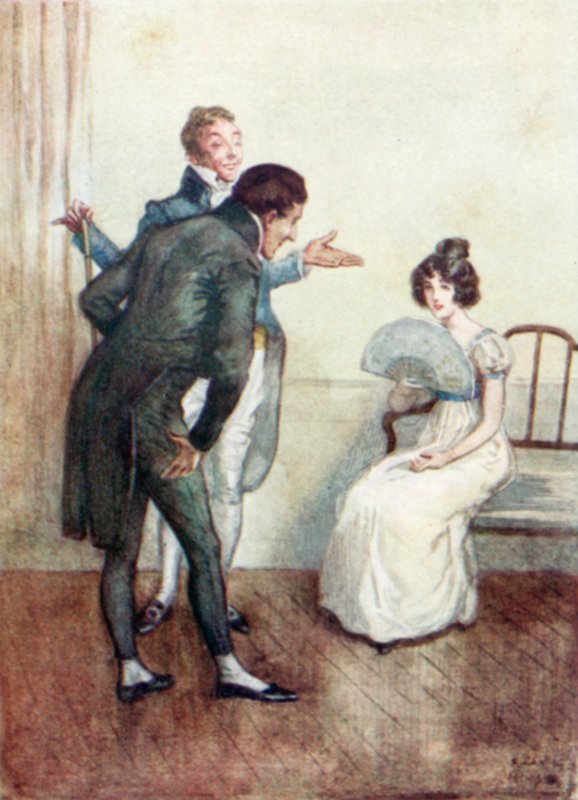Jane Austen tarafından Northanger Manastırı için İllüstrasyon by Arthur Wallis Mills
