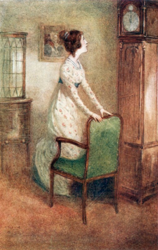 Jane Austen tarafından Northanger Manastırı için İllüstrasyon by Arthur Wallis Mills