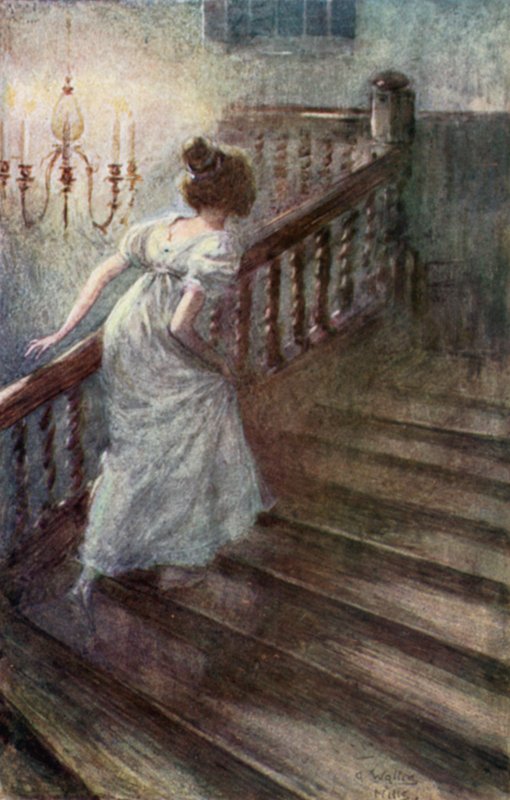 Jane Austen tarafından Northanger Manastırı için İllüstrasyon by Arthur Wallis Mills