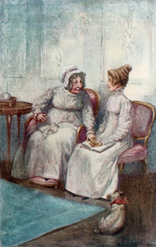 Jane Austen tarafından Northanger Manastırı için İllüstrasyon by Arthur Wallis Mills