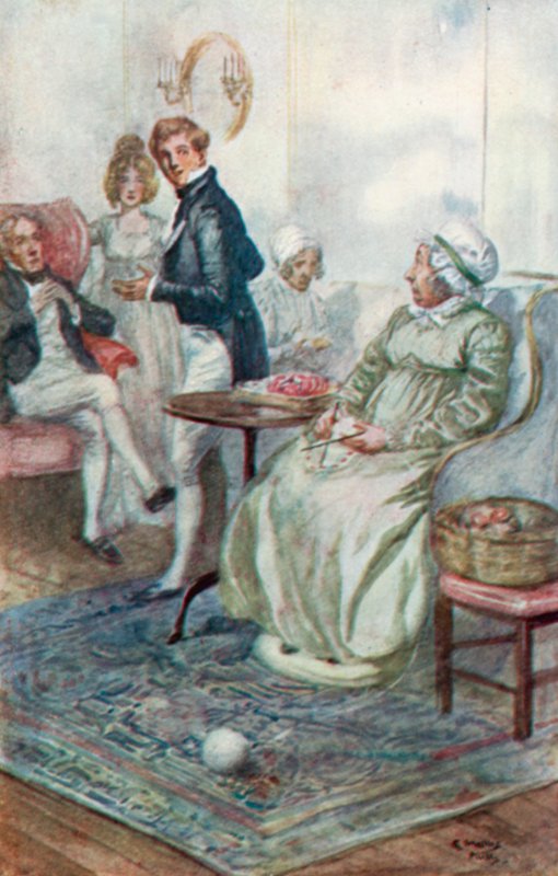 Jane Austen tarafından Northanger Manastırı için İllüstrasyon by Arthur Wallis Mills