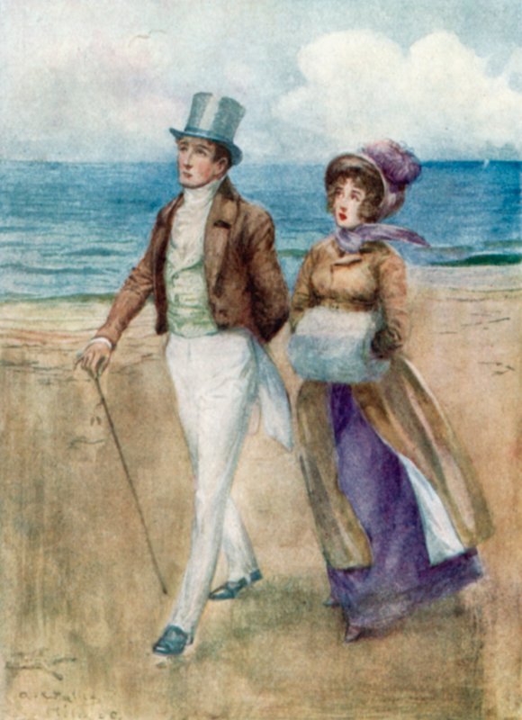 Jane Austen tarafından İkna için İllüstrasyon by Arthur Wallis Mills