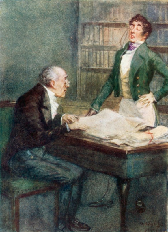 Jane Austen tarafından İkna için İllüstrasyon by Arthur Wallis Mills