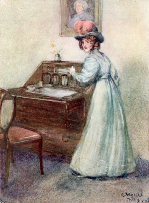 Jane Austen tarafından İkna için İllüstrasyon by Arthur Wallis Mills
