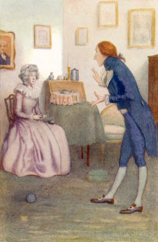 Jane Austen'ın Gurur ve Önyargı için İllüstrasyon by Arthur Wallis Mills