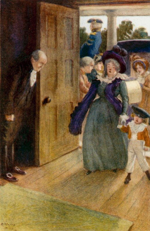 Jane Austen'ın Gurur ve Önyargı için İllüstrasyon by Arthur Wallis Mills