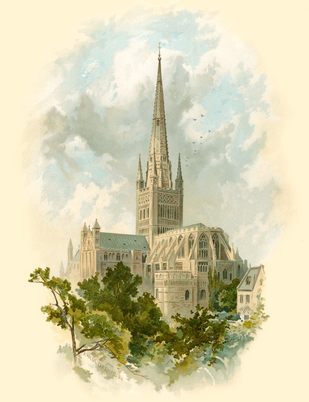 Norwich Cathedral, South East by Arthur Wilde Parsons