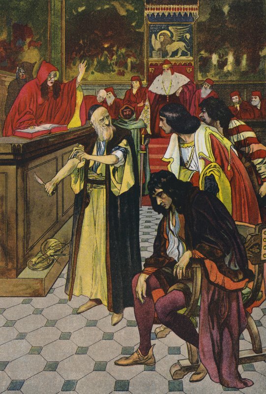 William Shakespeare, Venedik Taciri by Artus Scheiner