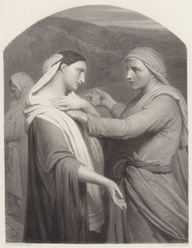 Ruth ve Naomi by Ary Scheffer