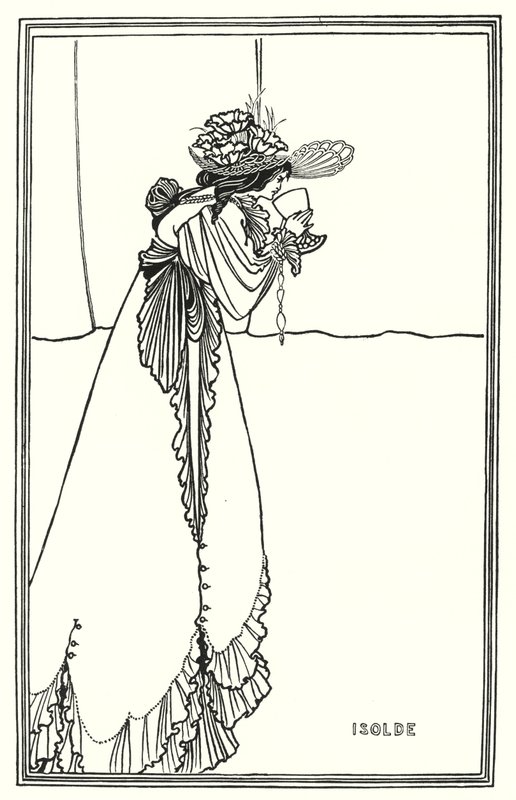 Isolde  by Aubrey Beardsley