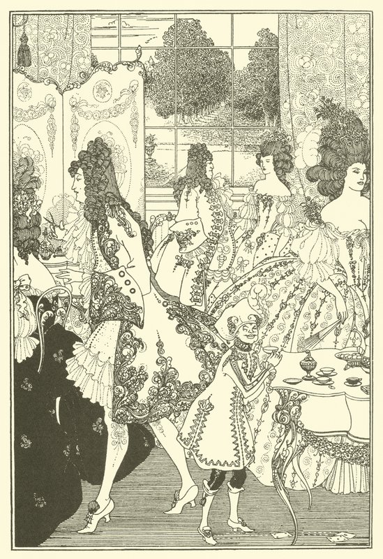 Kilidin Tecavüzü (litografi) by Aubrey (after) Beardsley