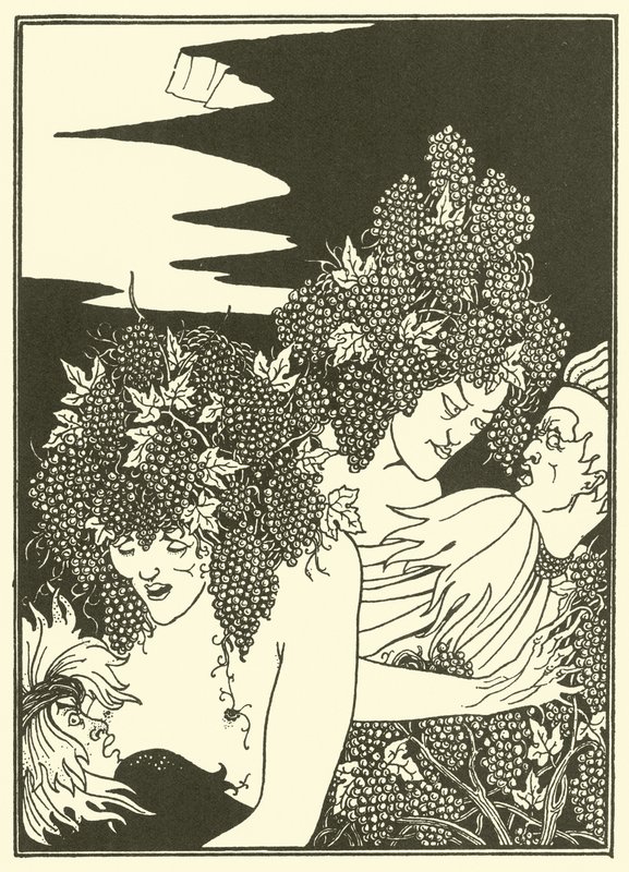 Vintage Tuzağı (litografi) by Aubrey (after) Beardsley
