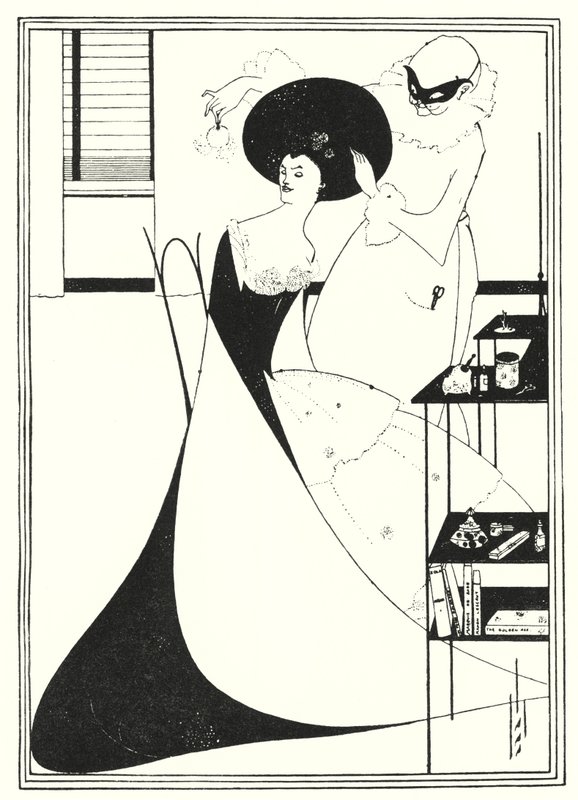 Salome Tuvaleti (gravür) by Aubrey (after) Beardsley