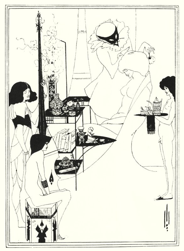 Salome Tuvaleti (gravür) by Aubrey (after) Beardsley