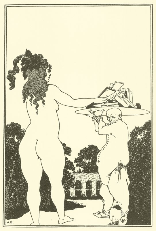 Kitap plakası by Aubrey Beardsley