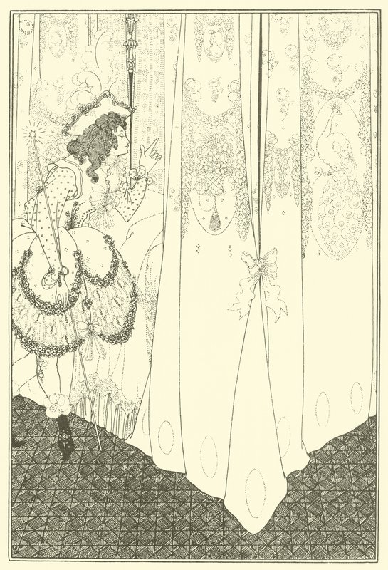 Kilidin Tecavüzündeki Rüya by Aubrey Beardsley