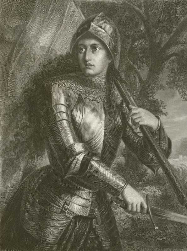 Johanna (gravür) by August Friedrich Pecht