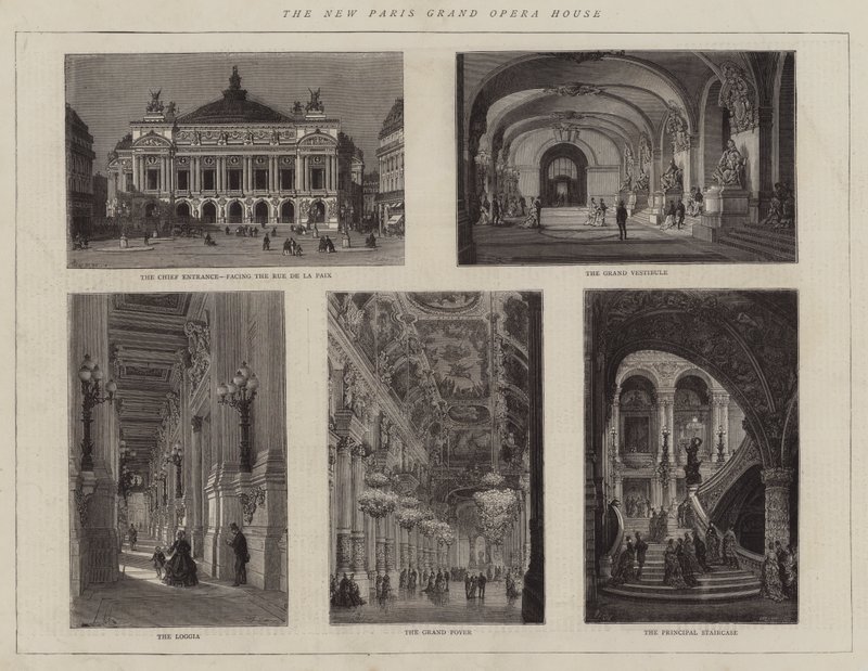 Yeni Paris Büyük Opera Binası by Auguste Victor Deroy