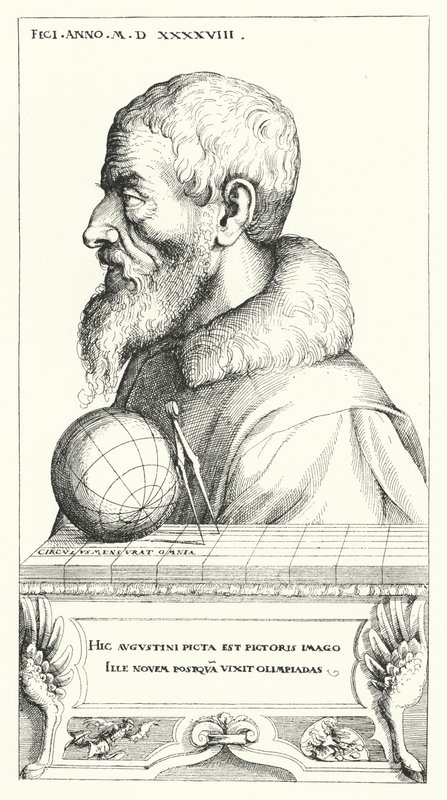 Alman sanatçı, matematikçi ve haritacı Augustin Hirschvogel