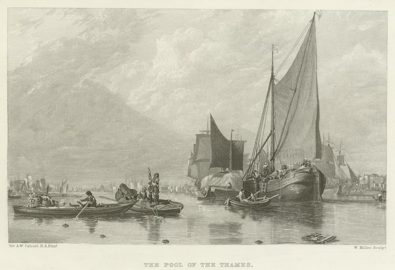 Thames Havuzu by Augustus Wall Callcott