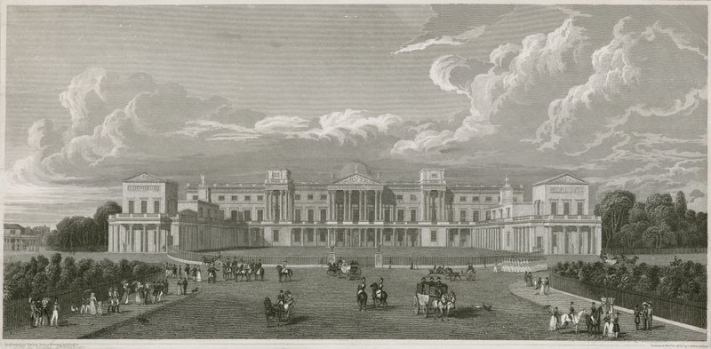 Buckingham Sarayı by Augustus Charles Pugin