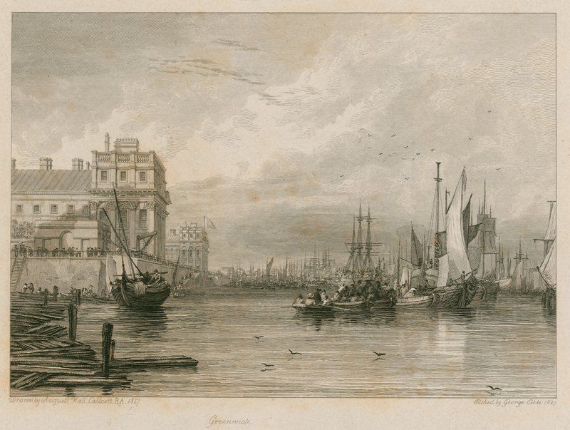 Greenwich, Londra by Augustus Wall Callcott