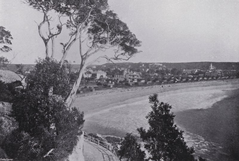 Sidney, NSW: Manly Plajı (s/b fotoğraf) by Australian Photographer