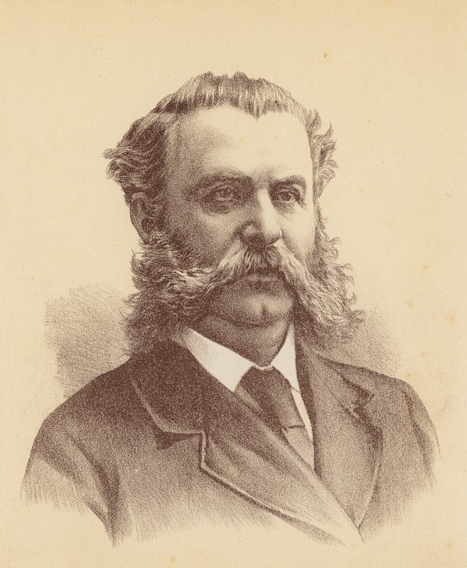 Kaptan Frederic Henry Trouton (renkli taş baskı) by Australian School