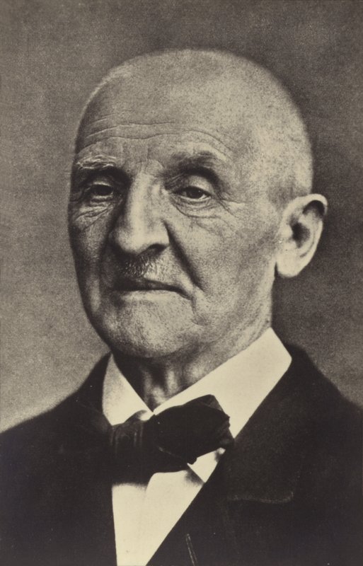 Anton Bruckner, Avusturyalı besteci (1824-1896). by Austrian Photographer