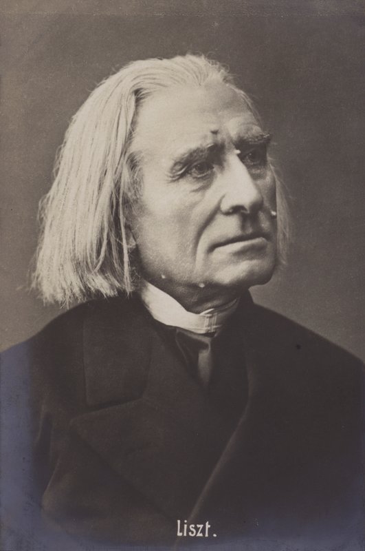 Franz Liszt, Macar besteci by Austrian Photographer
