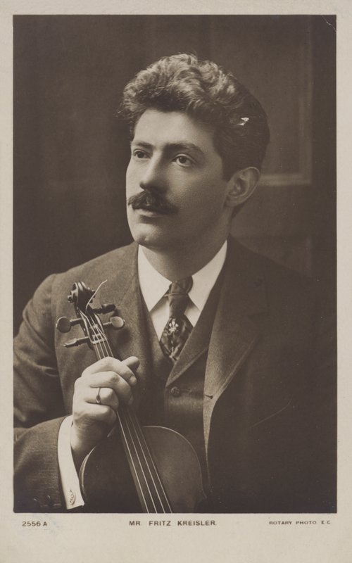 Fritz Kreisler, Avusturyalı kemancı ve besteci by Austrian Photographer