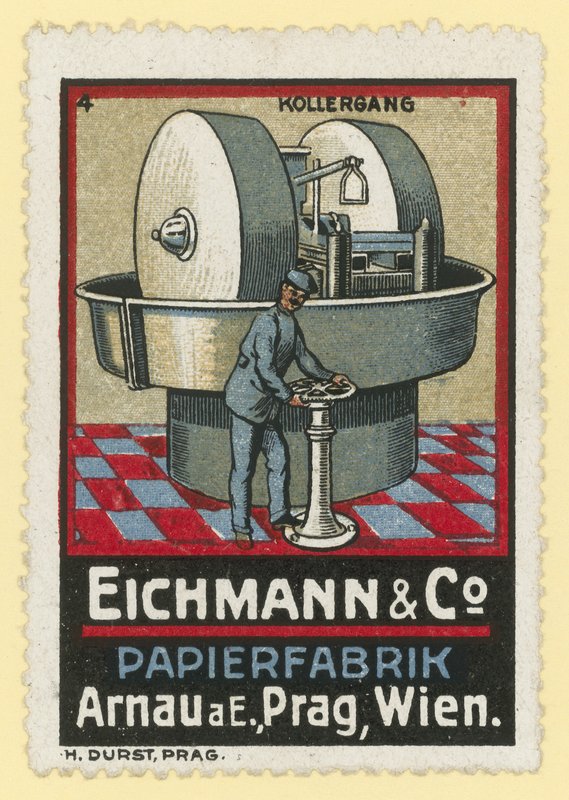 Eichmann & Co kağıt üreticileri, Arnau am Elbe, Prag, Viyana by Austrian School