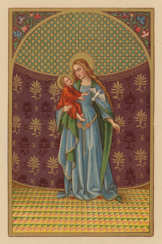 S Maria mater Dei (kromolit) by Austrian School
