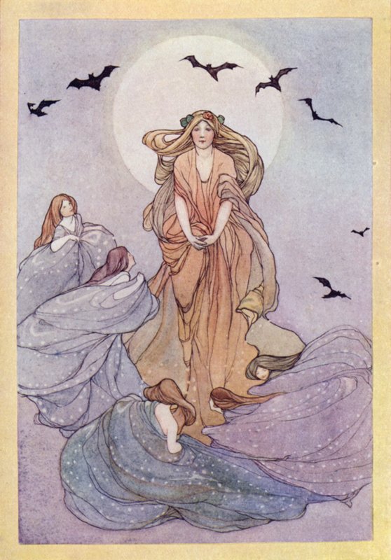 John Keats: Bülbüle Övgü (renkli taş) by Averil Mary Burleigh
